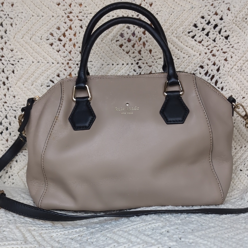 Kate Spade Beige and Black Women's Bag